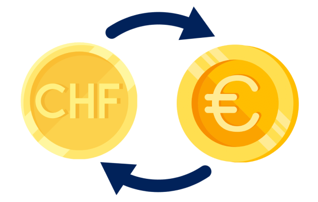 Umrechnungskurs Umrechnung Sfr in EUR